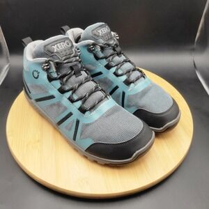 Xero Shoes Womens Daylite Hiker Fusion Dusty Blue Black Barefoot Boots 10.5